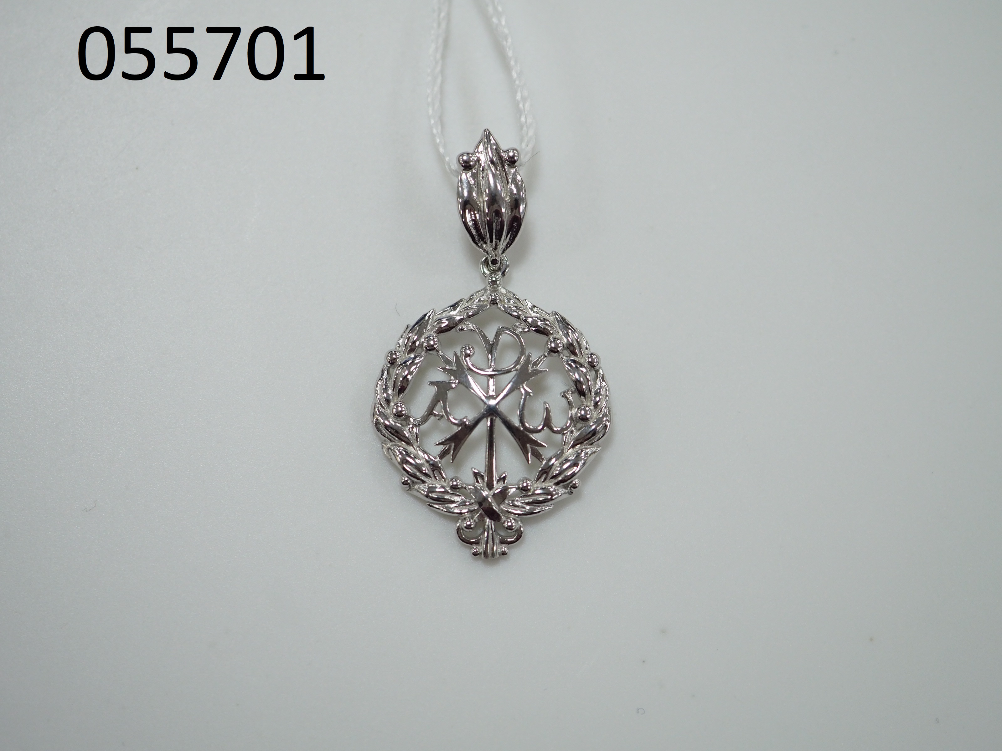 Серебряная подвеска 925 пробы; Хризма;